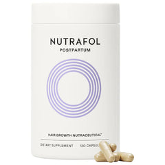 Nutrafol Postpartum Hair Growth Supplements - 1 Month Supply - Clinically Tested for Thicker Hair and Less Shedding - Breastfeeding-Friendly