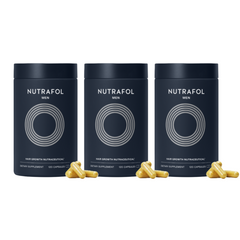 Nutrafol Men’s Hair Growth Supplements - 3 Month Supply - Clinically Tested for Improved Hair Quality and Scalp Coverage