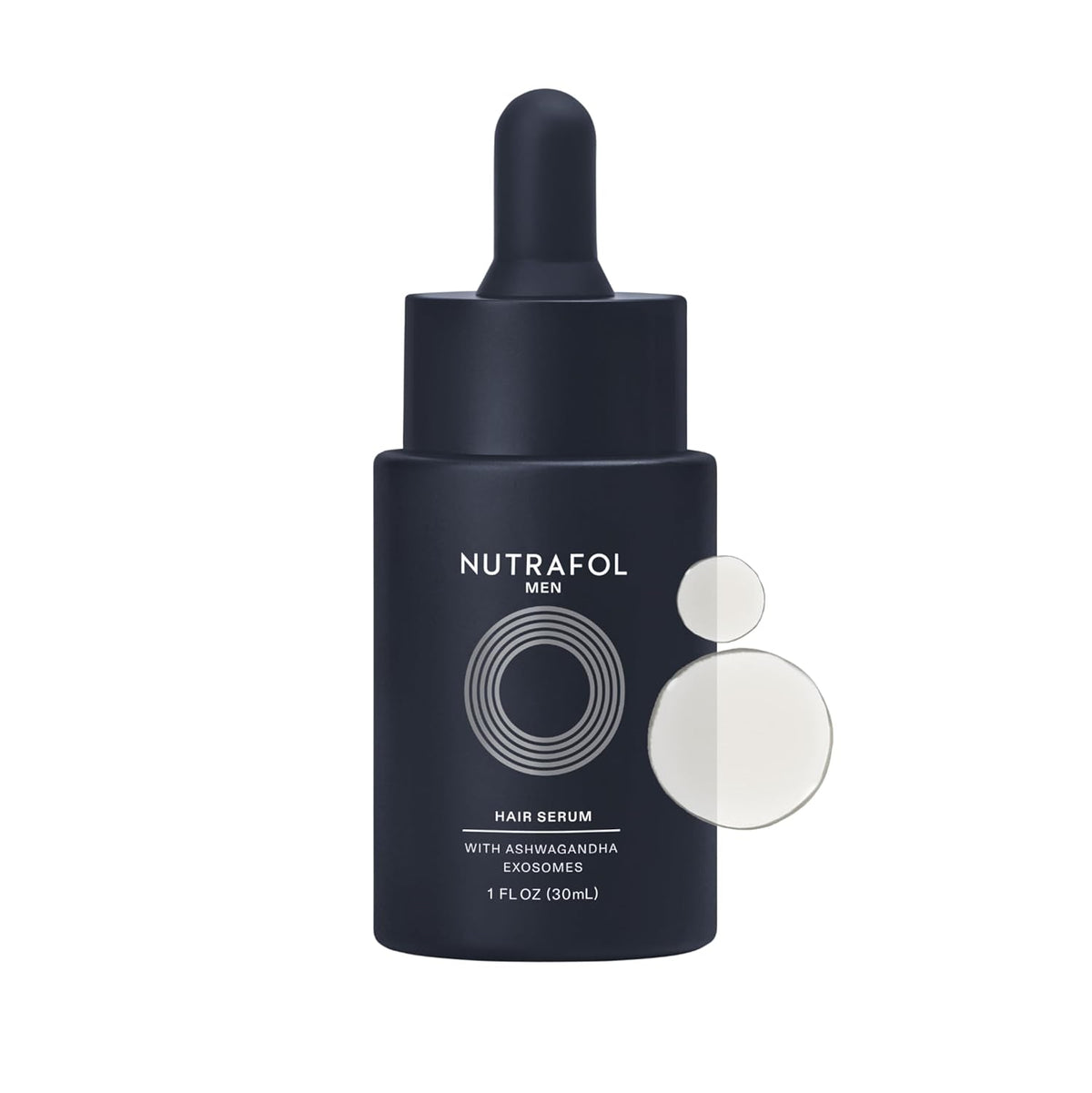 Nutrafol Men's Hair Serum for Thicker Hair & Scalp Coverage, Lightweight & Non-Greasy, 30mL