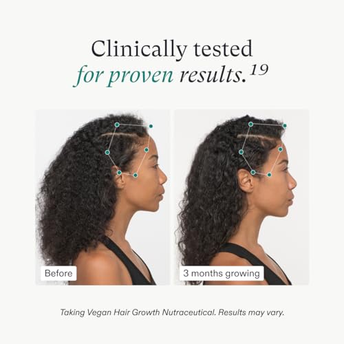 Nutrafol Women’s Vegan Hair Growth Supplements and Scalp Serum | Clinically Proven for Thicker, Stronger Hair | 2-Tiered Hair Support System