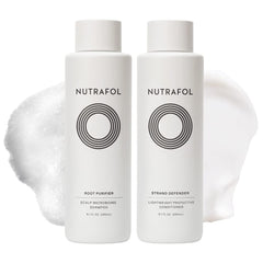 Nutrafol Daily Natural Shampoo and Conditioner Set | Clinically Tested Scalp Care for Thinning Hair | Sulfate-Free, Microbiome-Friendly | 8.1 fl oz Each